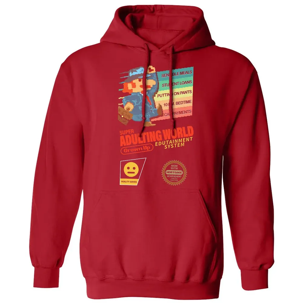 Adulting World Classic Unisex Hoodie - 5