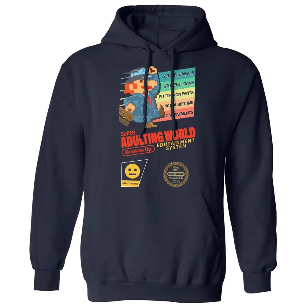Adulting World Classic Unisex Hoodie - 2