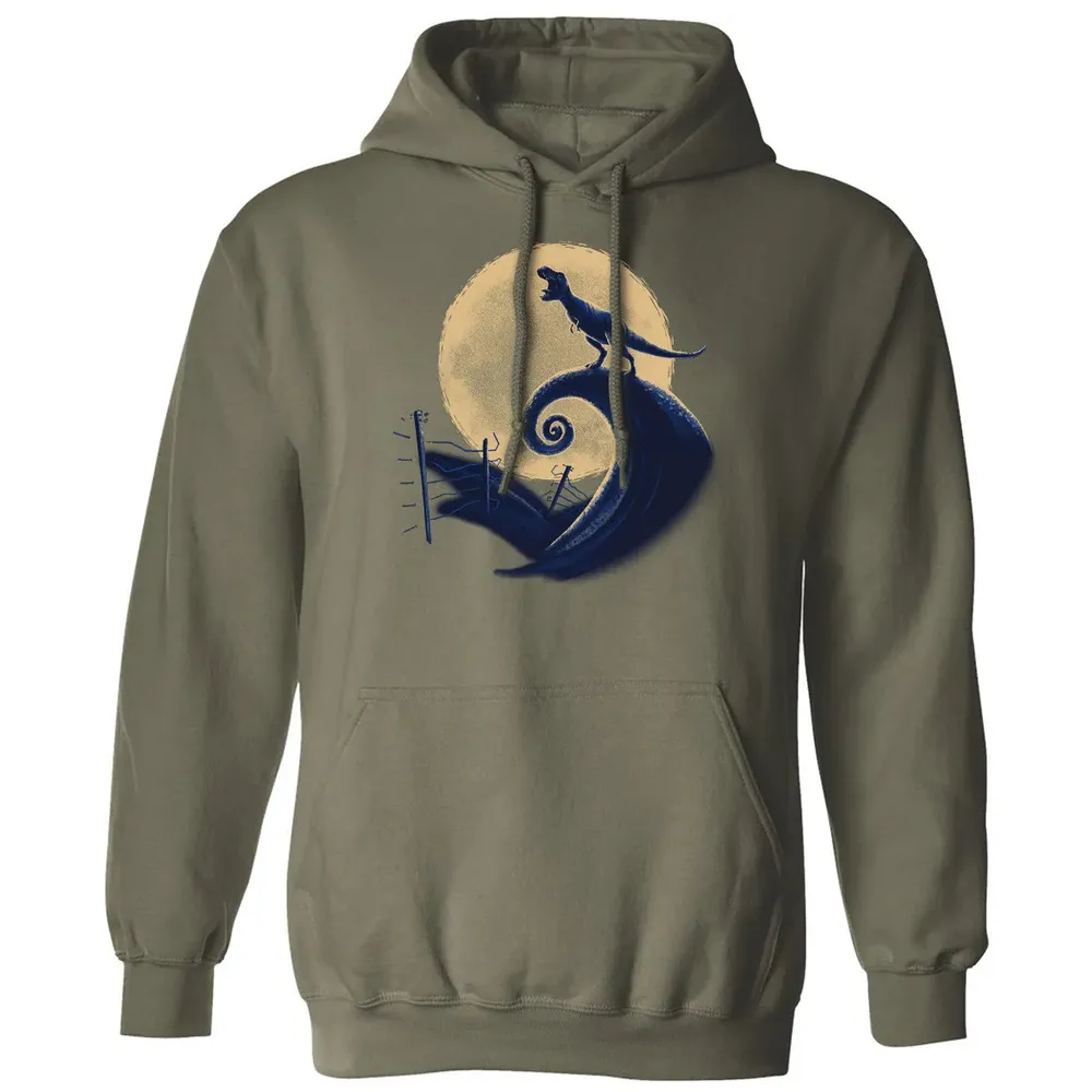 Dinosaur On Nightmare Classic Unisex Hoodie - 4