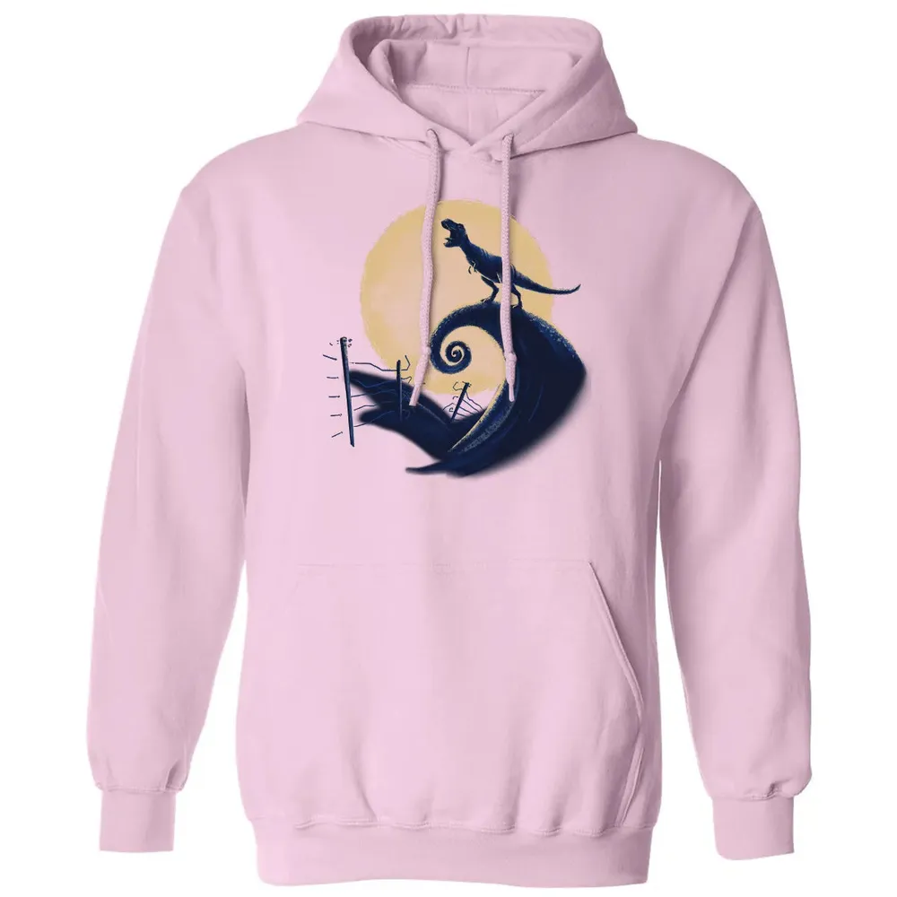 Dinosaur On Nightmare Classic Unisex Hoodie - 3