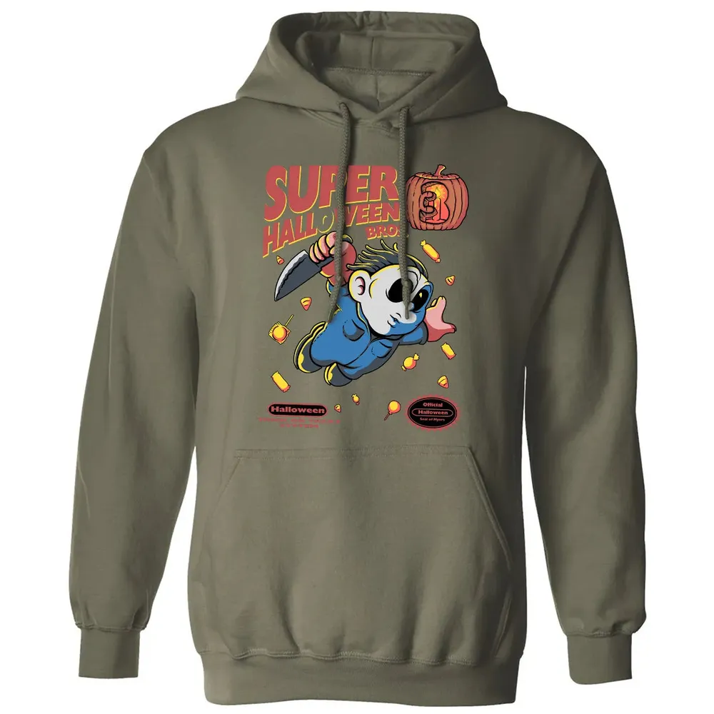 Super Halloween Bros Classic Unisex Hoodie - 4