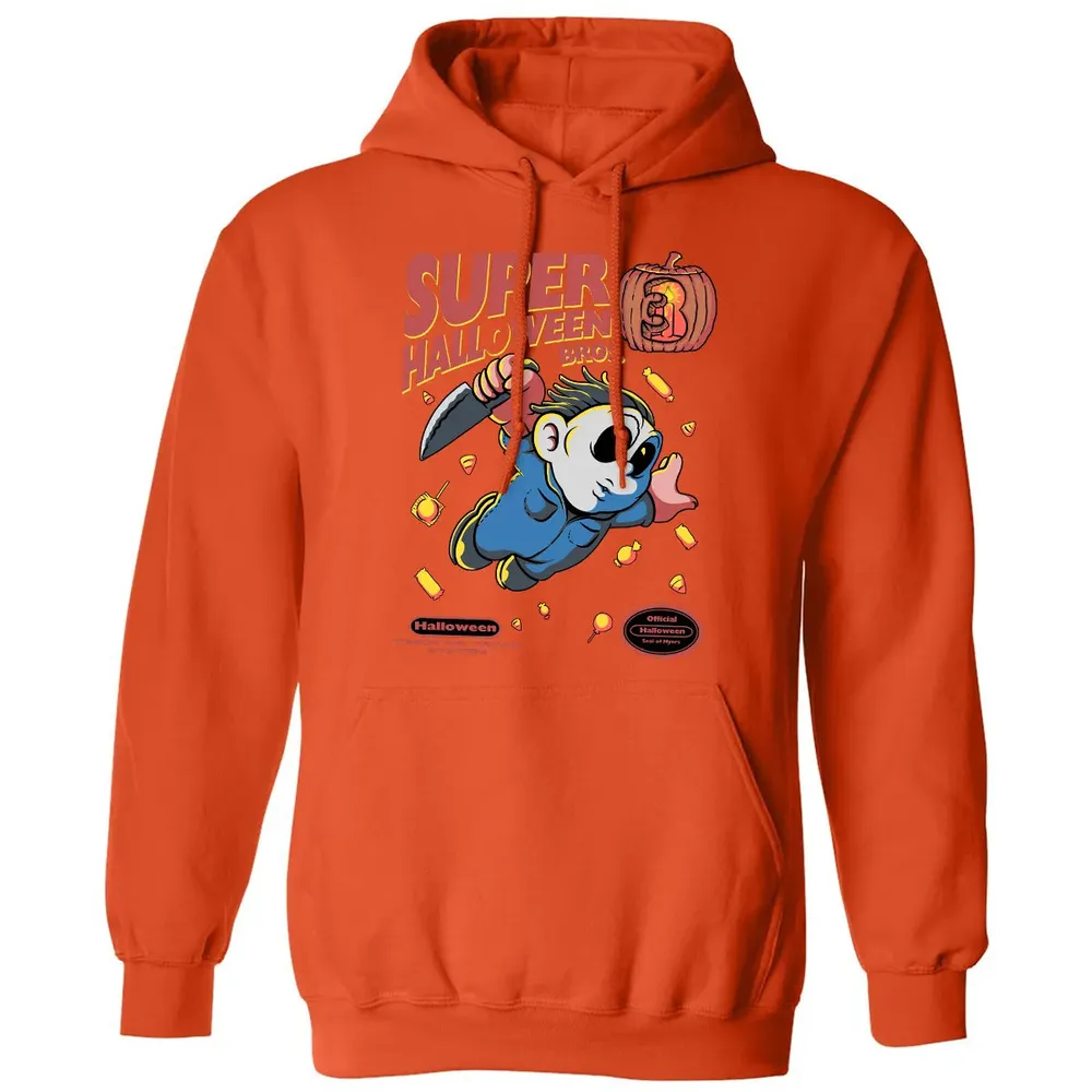 Super Halloween Bros Classic Unisex Hoodie - 10