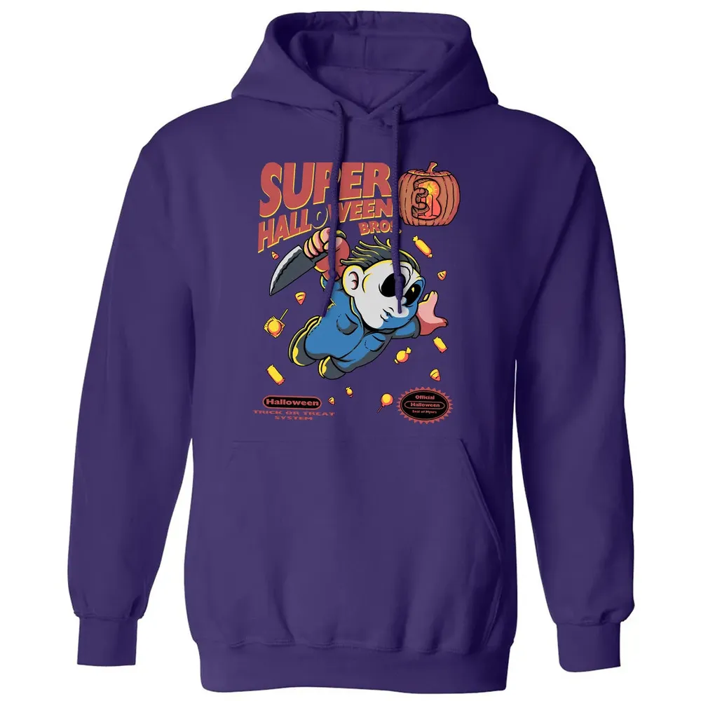 Super Halloween Bros Classic Unisex Hoodie - 6