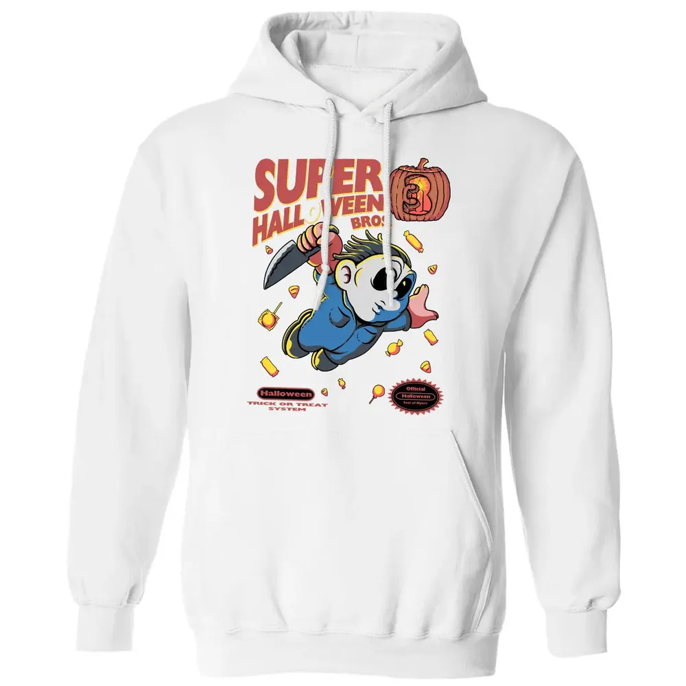 Super Halloween Bros Classic Unisex Hoodie - 11