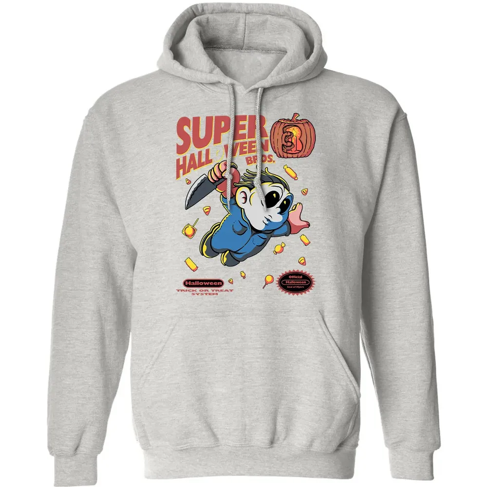 Super Halloween Bros Classic Unisex Hoodie - 8