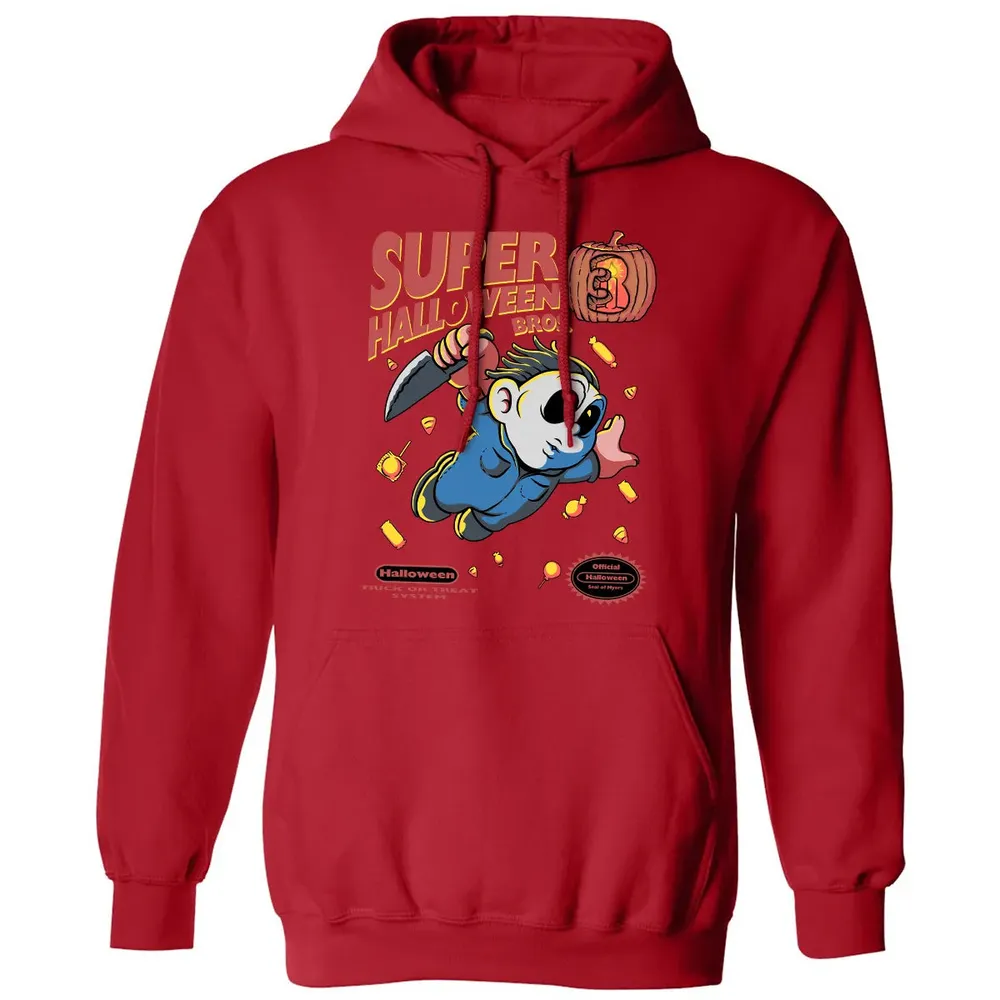 Super Halloween Bros Classic Unisex Hoodie - 5