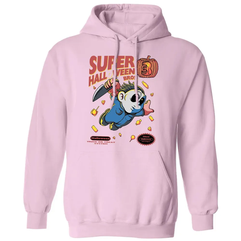 Super Halloween Bros Classic Unisex Hoodie - 3