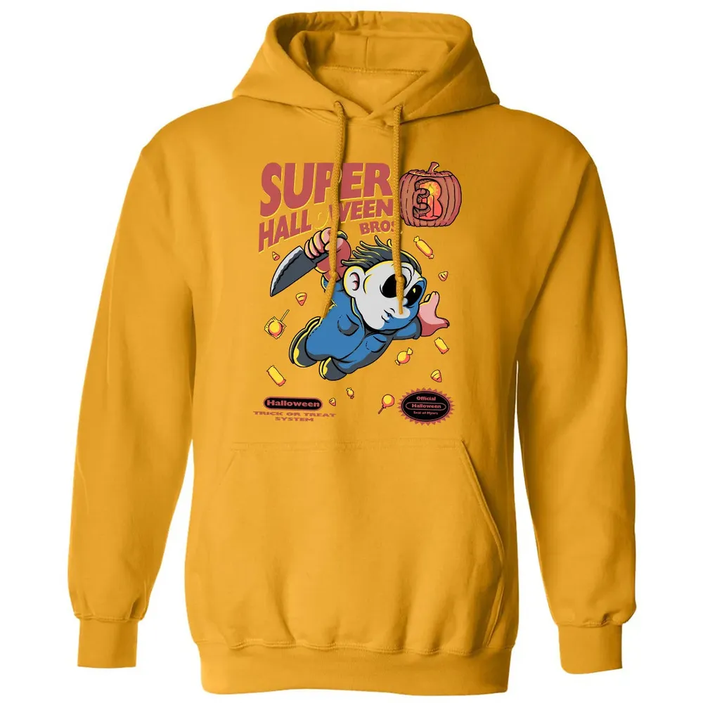 Super Halloween Bros Classic Unisex Hoodie - 12