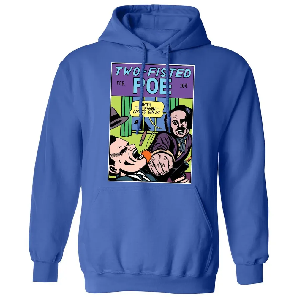 Two-Fisted Poe Classic Unisex Hoodie - 9