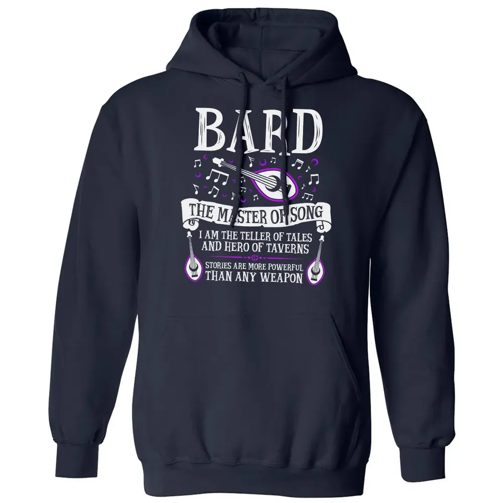 BARD, THE MASTER OF SONG (White) Classic Unisex Hoodie - 2