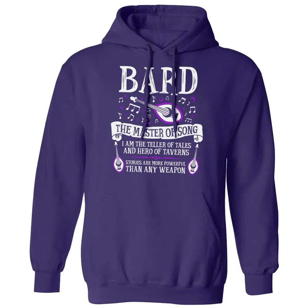 BARD, THE MASTER OF SONG (White) Classic Unisex Hoodie - 6
