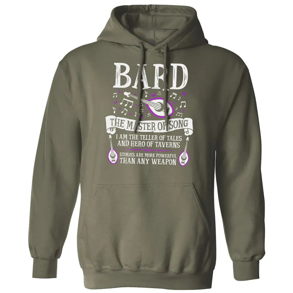 BARD, THE MASTER OF SONG (White) Classic Unisex Hoodie - 4