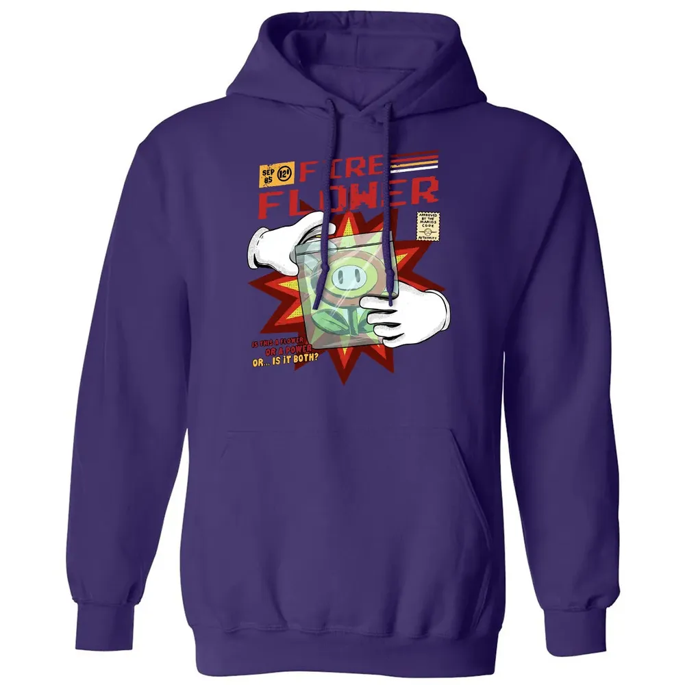 Fire Flower Classic Unisex Hoodie - 6