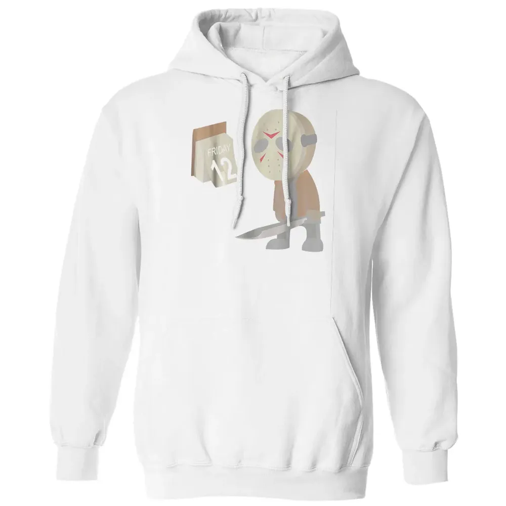 Friday 12th Funny Halloween Horror Graphic Classic Unisex Hoodie - 11