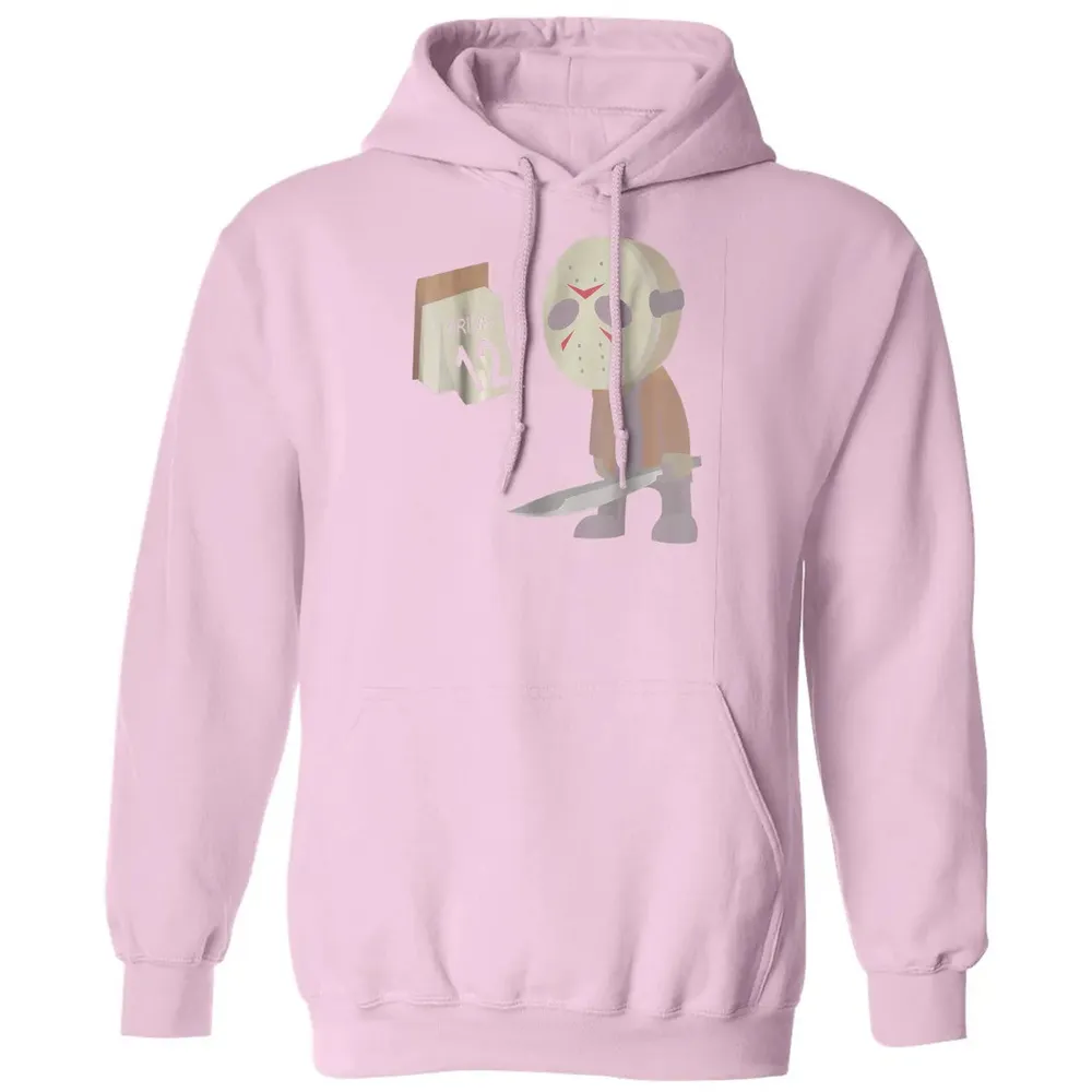 Friday 12th Funny Halloween Horror Graphic Classic Unisex Hoodie - 3