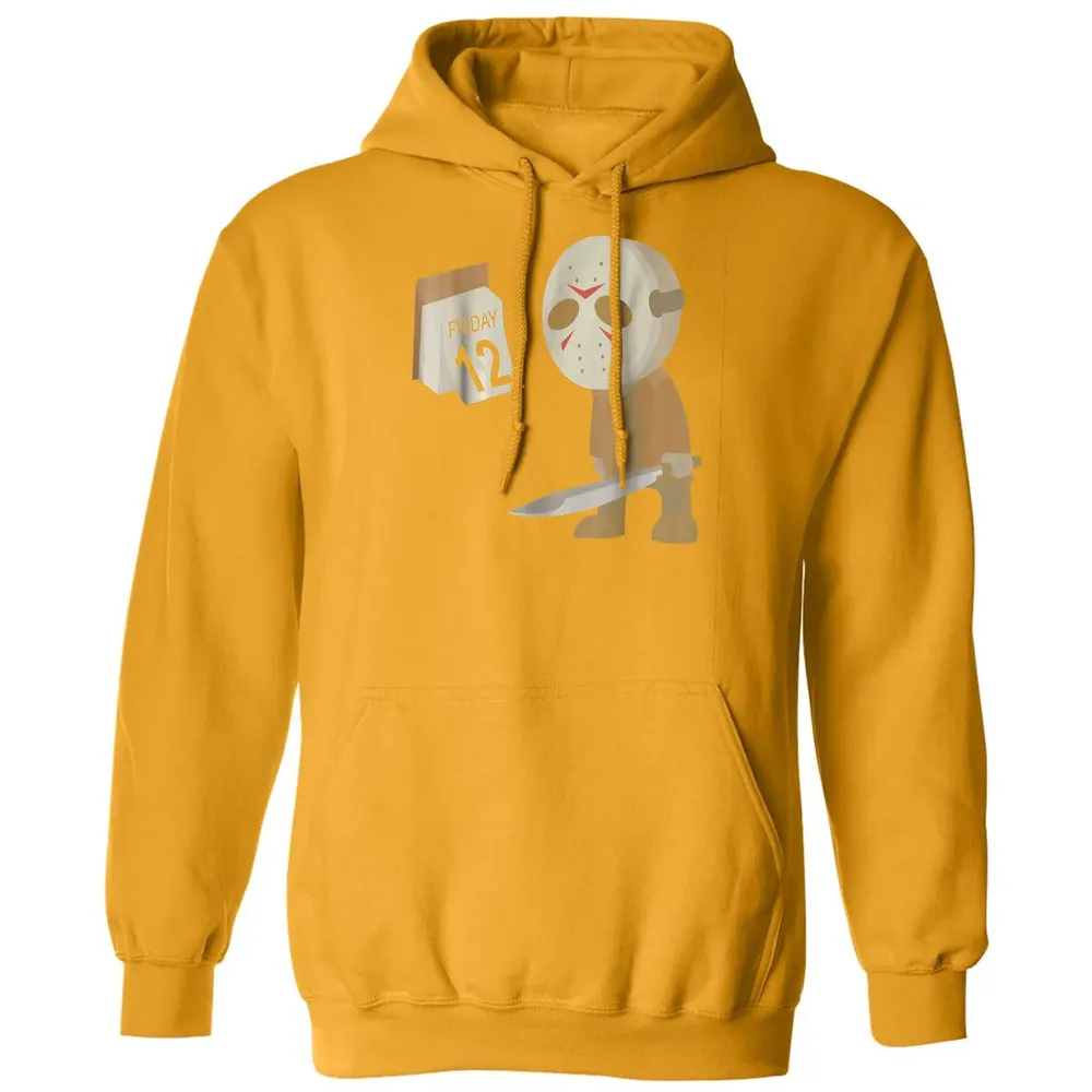 Friday 12th Funny Halloween Horror Graphic Classic Unisex Hoodie - 12
