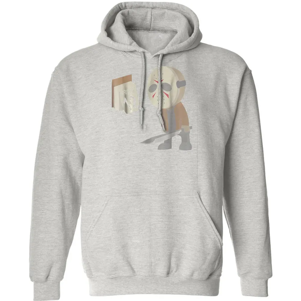 Friday 12th Funny Halloween Horror Graphic Classic Unisex Hoodie - 8