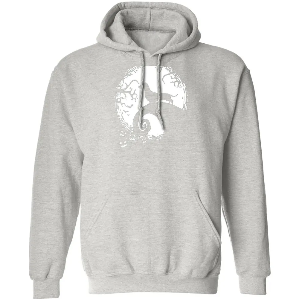 Dachshund And Moon Halloween T For Dachshund Lovers Classic Unisex Hoodie - 8