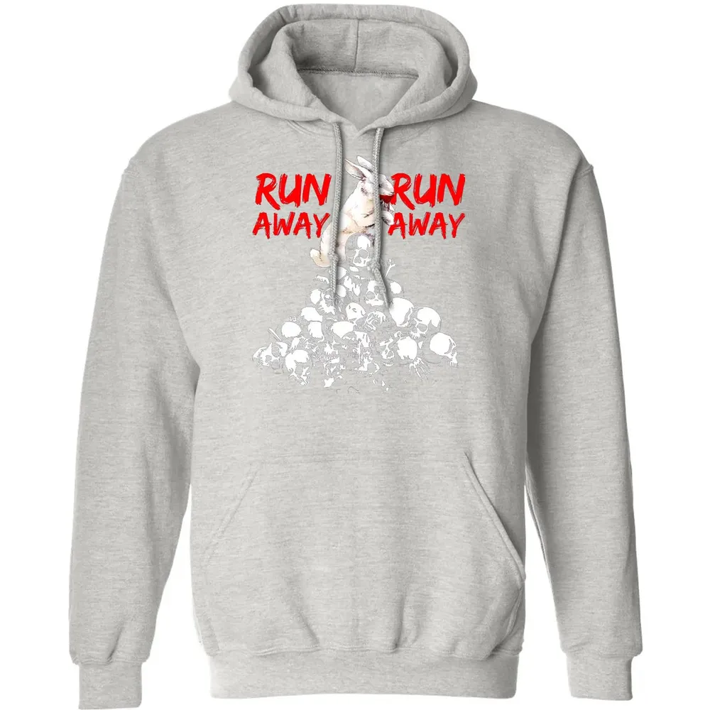 Run Away Killer Rabbit Classic Unisex Hoodie - 8