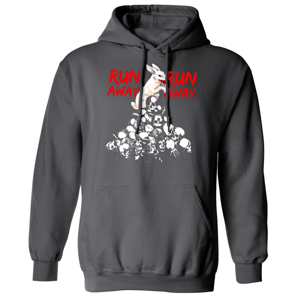 Run Away Killer Rabbit Classic Unisex Hoodie - 7