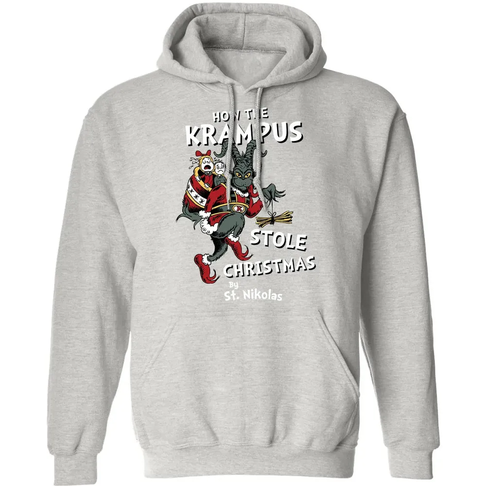 How the Krampus Stole Christmas Classic Unisex Hoodie - 8