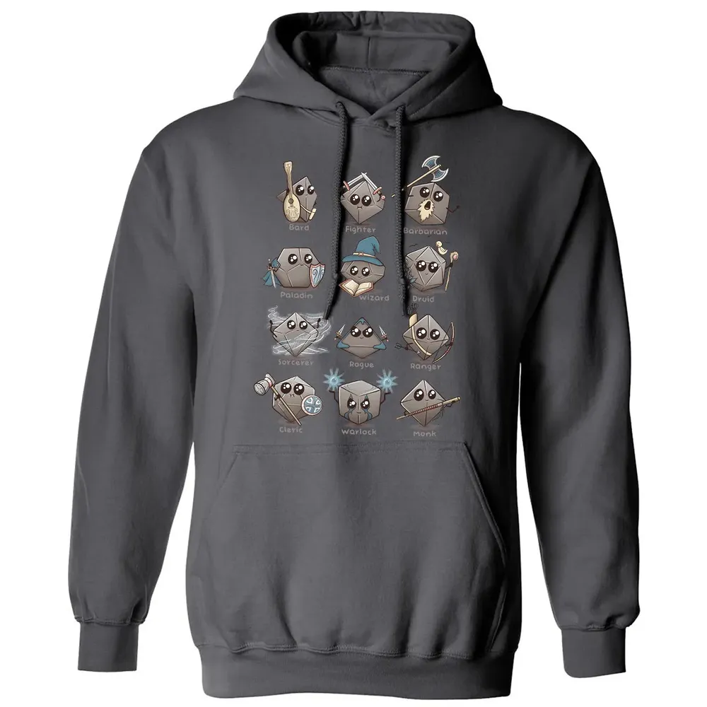 Kawaii DnD Classes Classic Unisex Hoodie - 7
