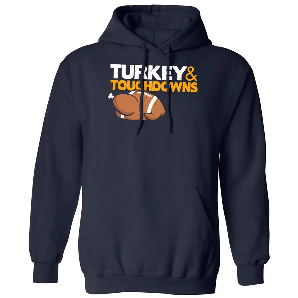 Turkey and Touchdowns Classic Unisex Hoodie - 2