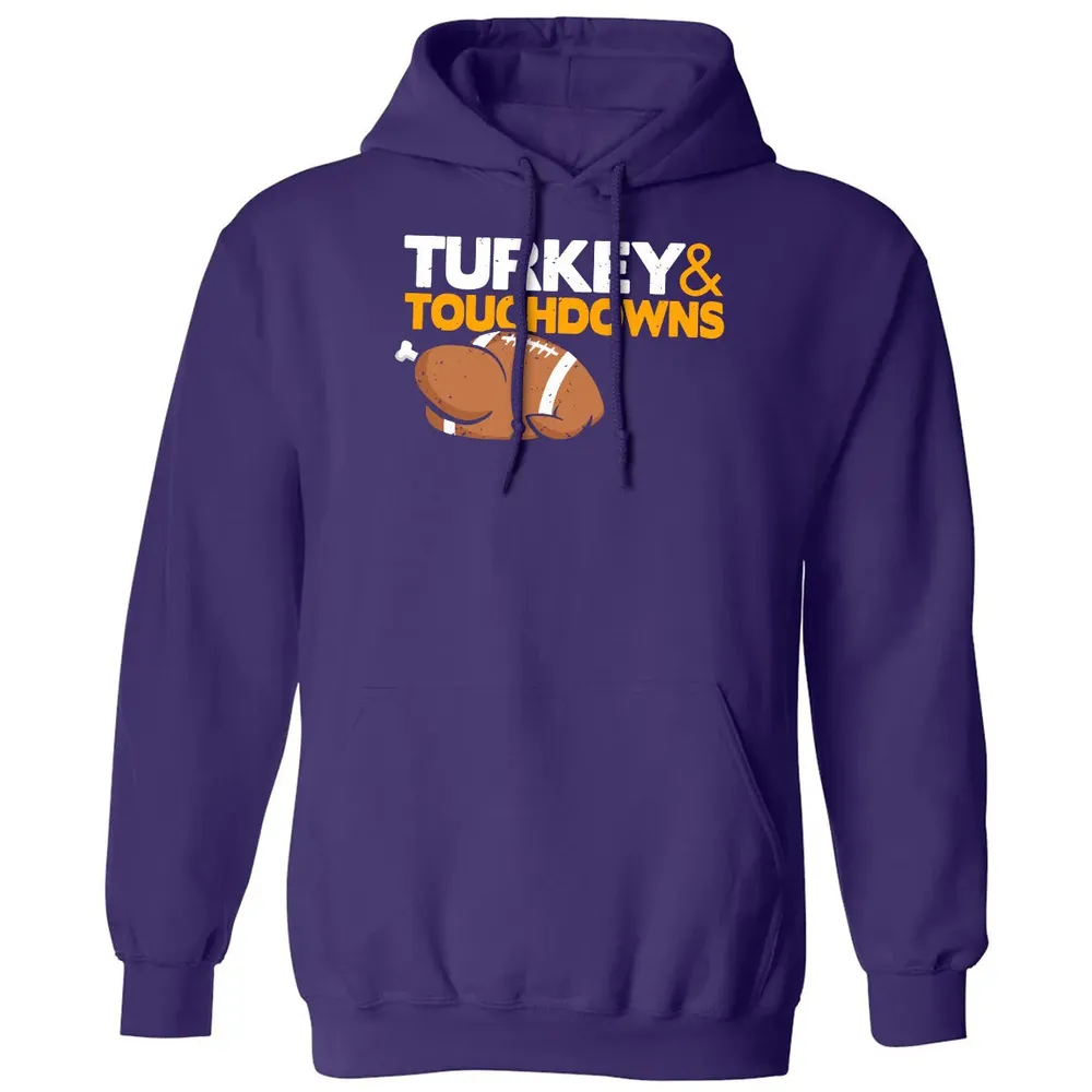 Turkey and Touchdowns Classic Unisex Hoodie - 6