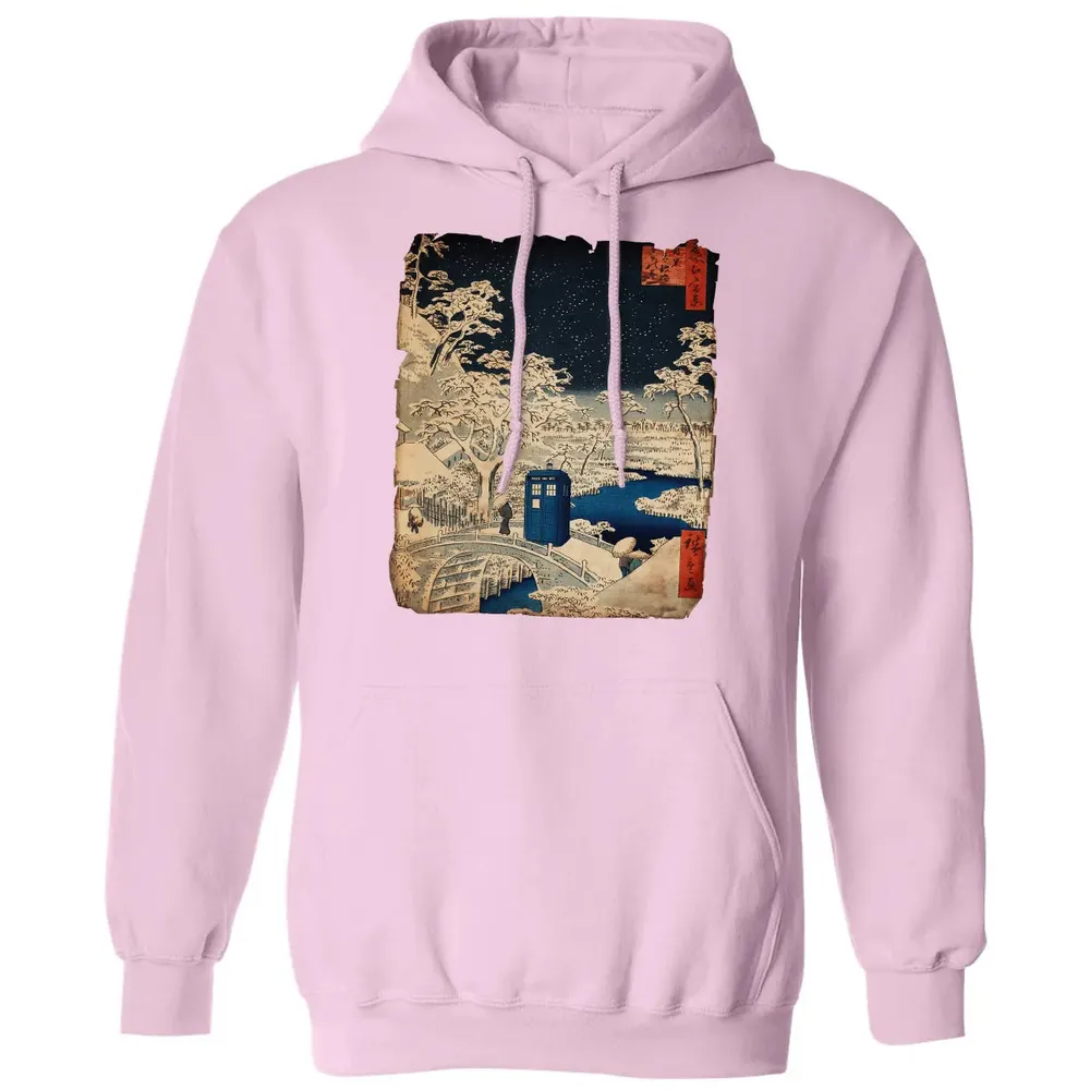 Tardis And Drum Bridge Classic Unisex Hoodie - 3