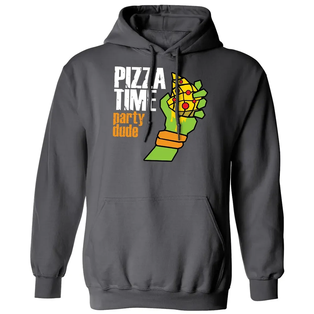 Pizza Time Party Dude Classic Unisex Hoodie - 7