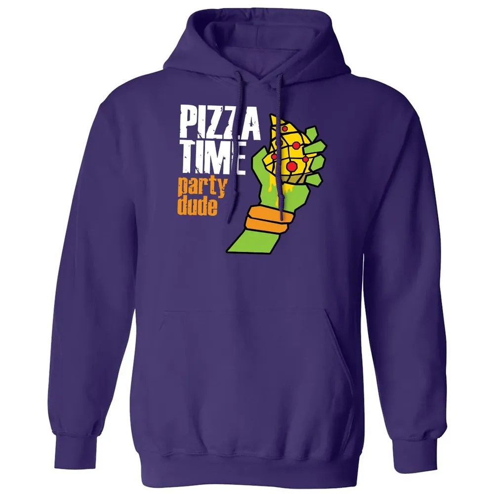 Pizza Time Party Dude Classic Unisex Hoodie - 6