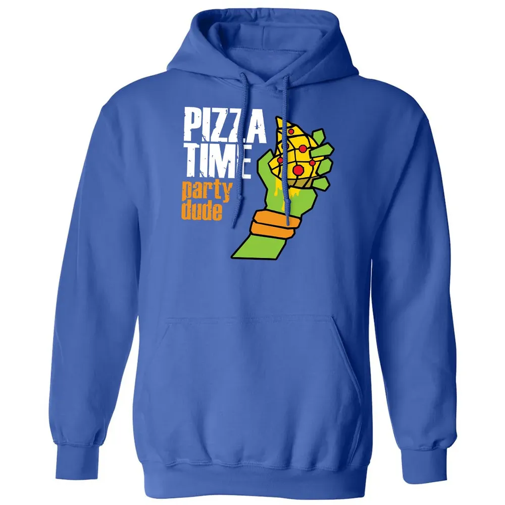 Pizza Time Party Dude Classic Unisex Hoodie - 9