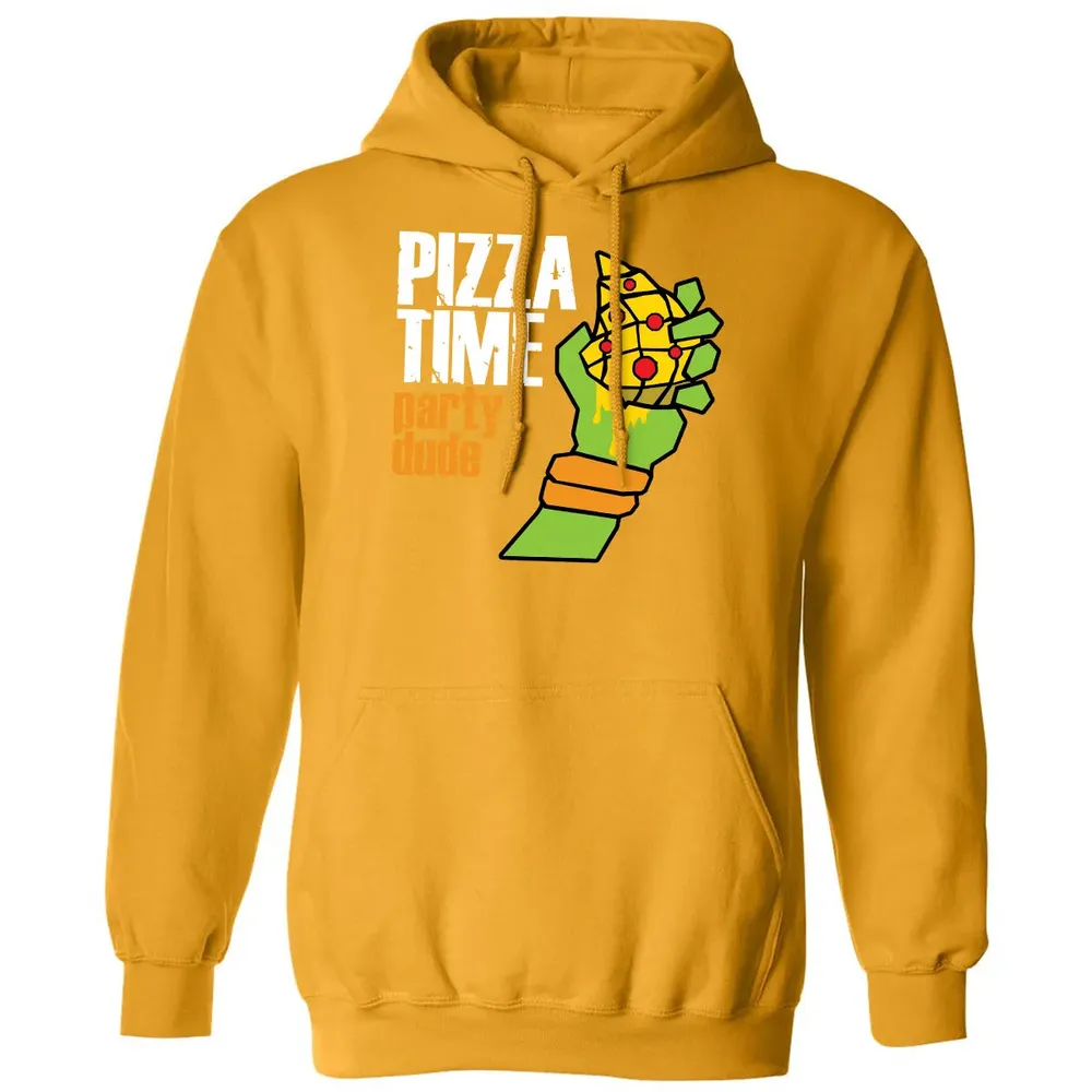 Pizza Time Party Dude Classic Unisex Hoodie - 12