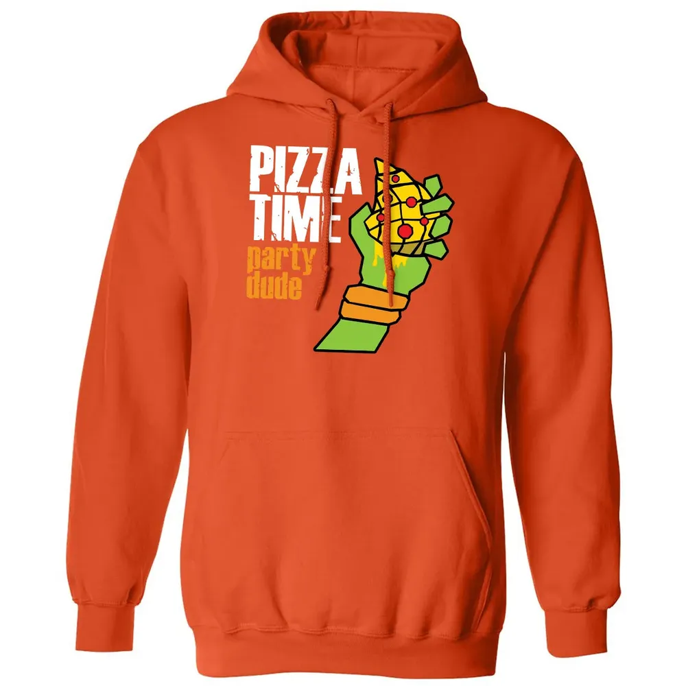 Pizza Time Party Dude Classic Unisex Hoodie - 10