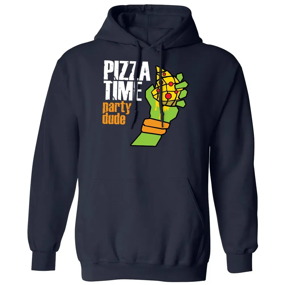 Pizza Time Party Dude Classic Unisex Hoodie - 2