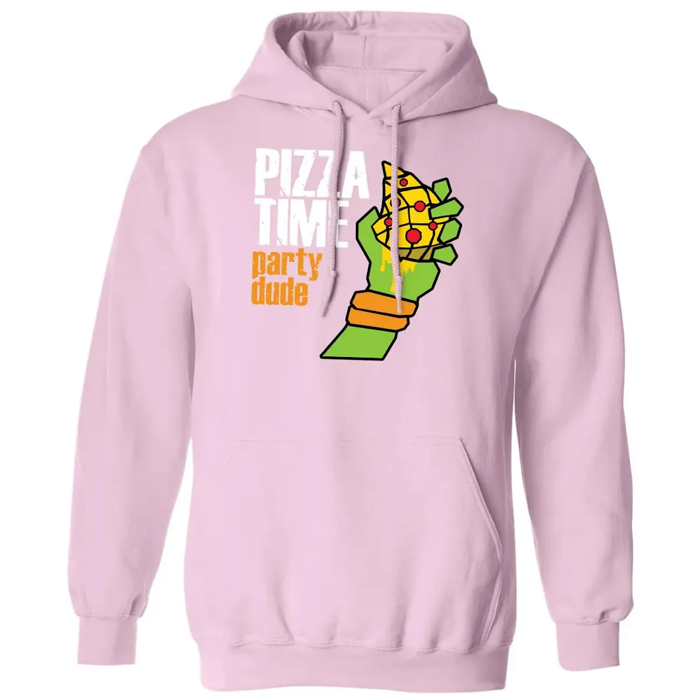 Pizza Time Party Dude Classic Unisex Hoodie - 3