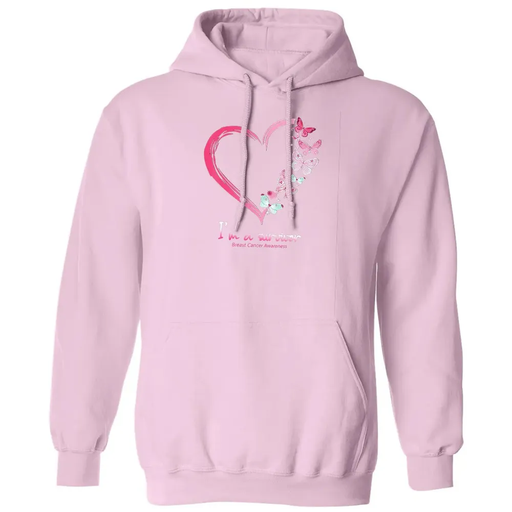 I'm A Survivor Breast Cancer Awareness Classic Unisex Hoodie - 3