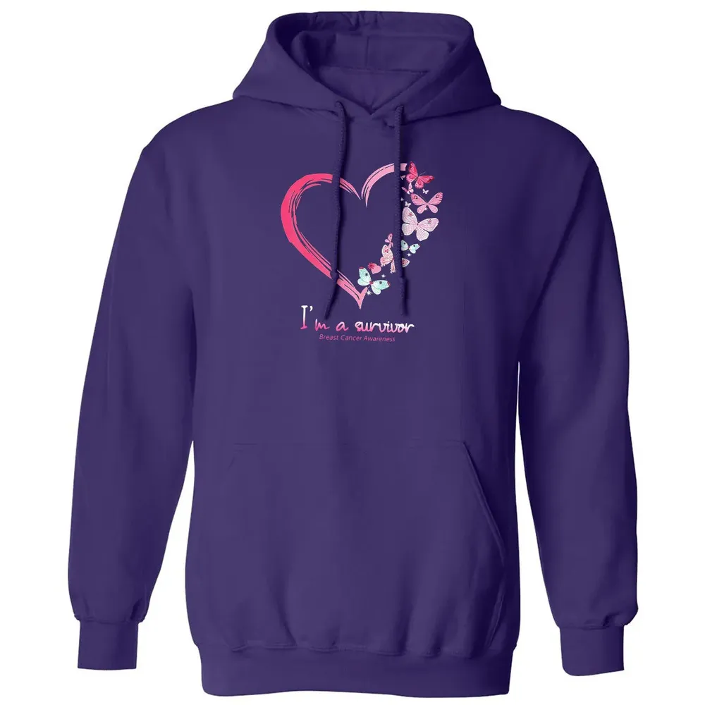 I'm A Survivor Breast Cancer Awareness Classic Unisex Hoodie - 6