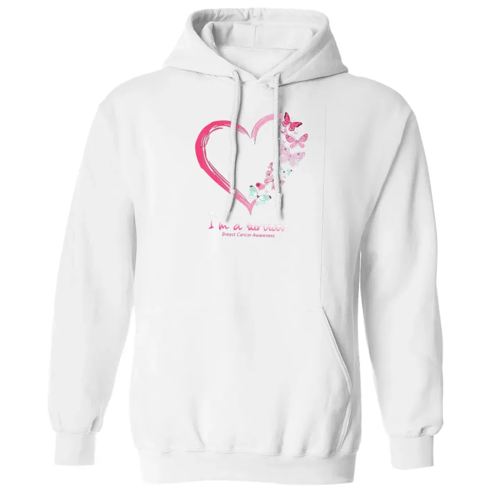 I'm A Survivor Breast Cancer Awareness Classic Unisex Hoodie - 11