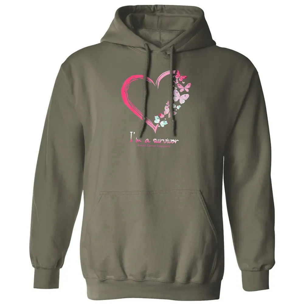 I'm A Survivor Breast Cancer Awareness Classic Unisex Hoodie - 4