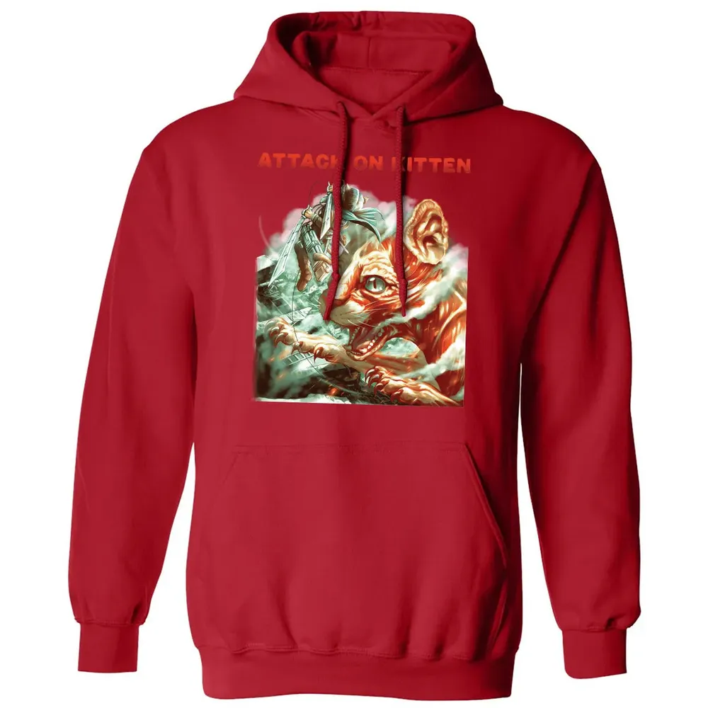 Attatck On Kitten Classic Unisex Hoodie - 5