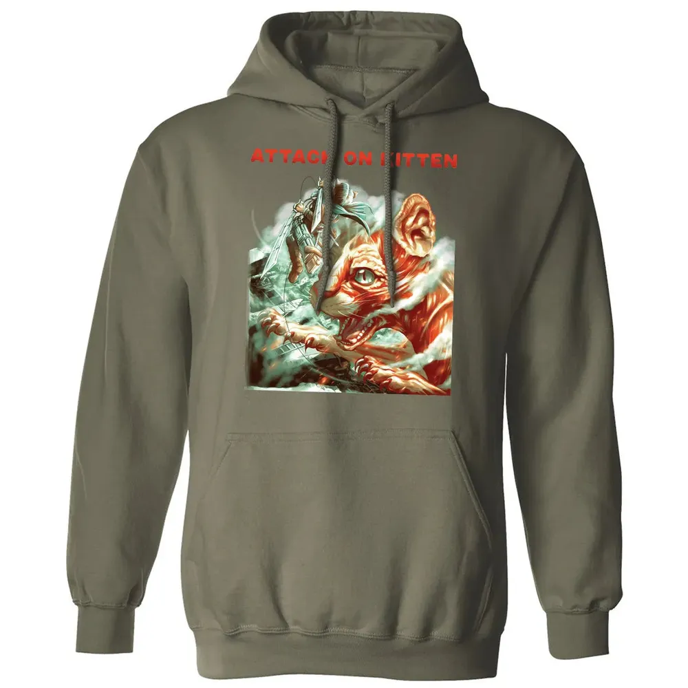 Attatck On Kitten Classic Unisex Hoodie - 4