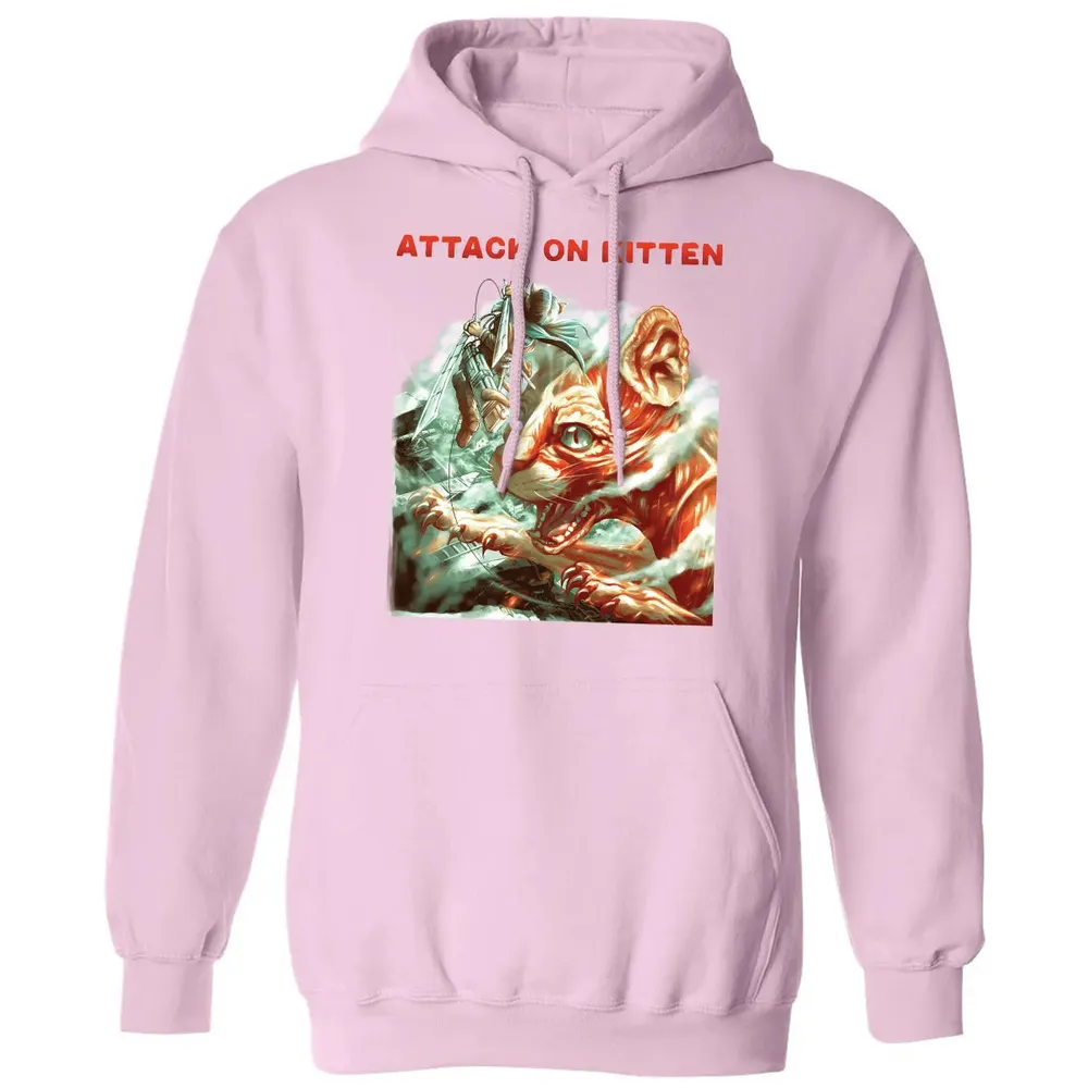 Attatck On Kitten Classic Unisex Hoodie - 3