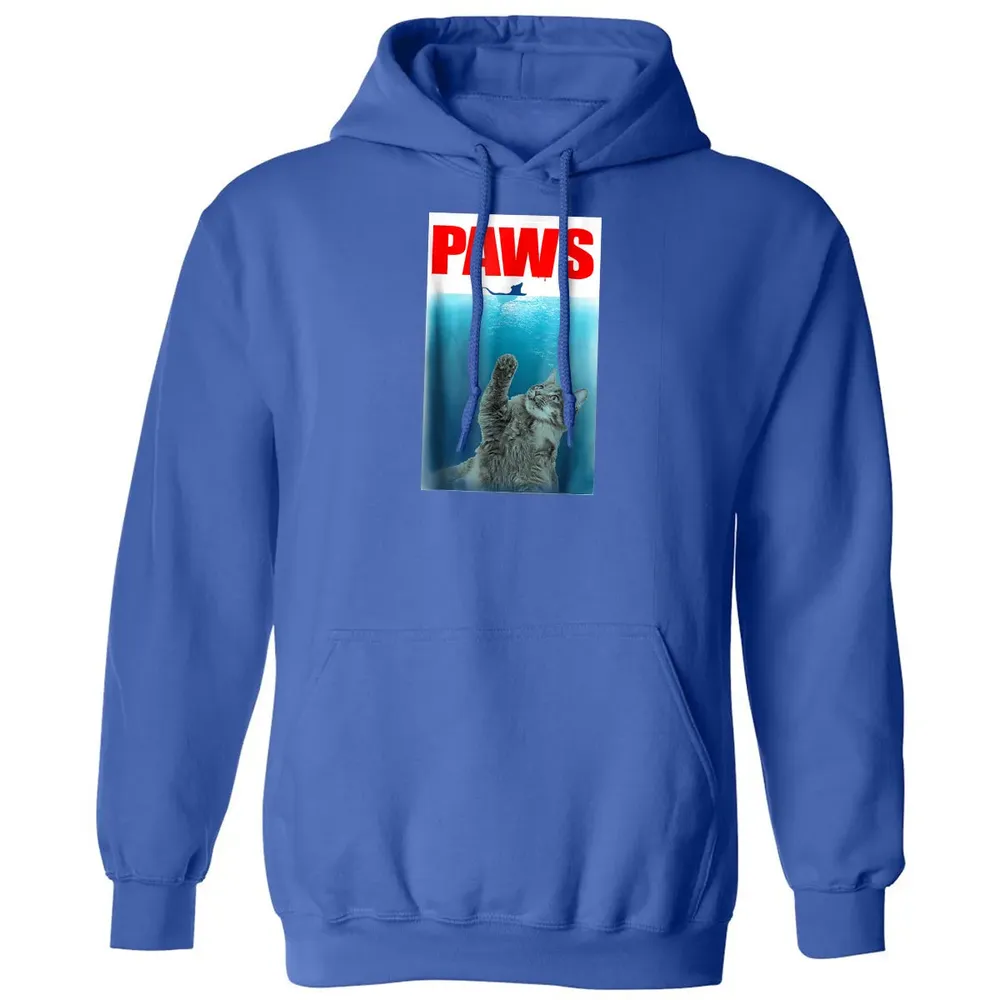 Paws Cat and Mouse  Cute Funny Cat Lover Classic Unisex Hoodie - 9