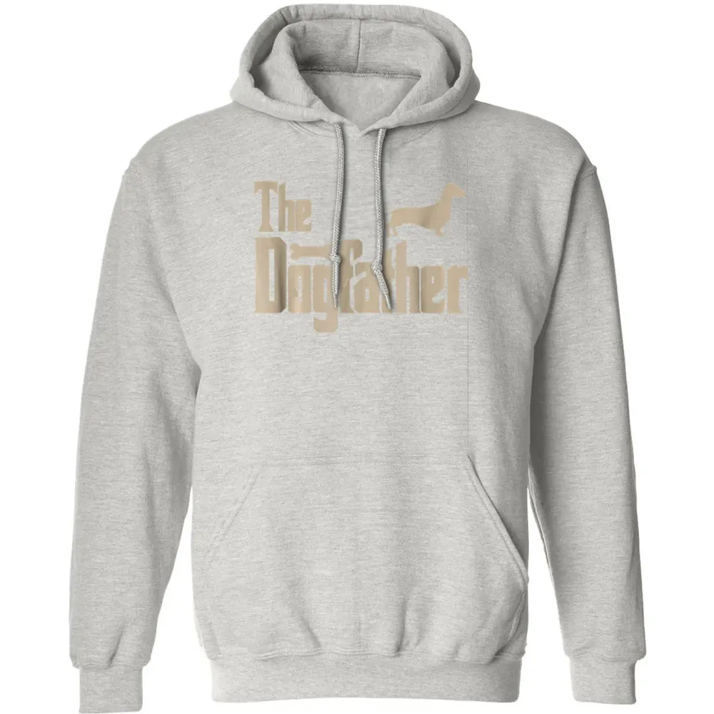 Mens Dachshund Dog Lovers Gifts "The Dogfather" Men  s Classic Unisex Hoodie - 8