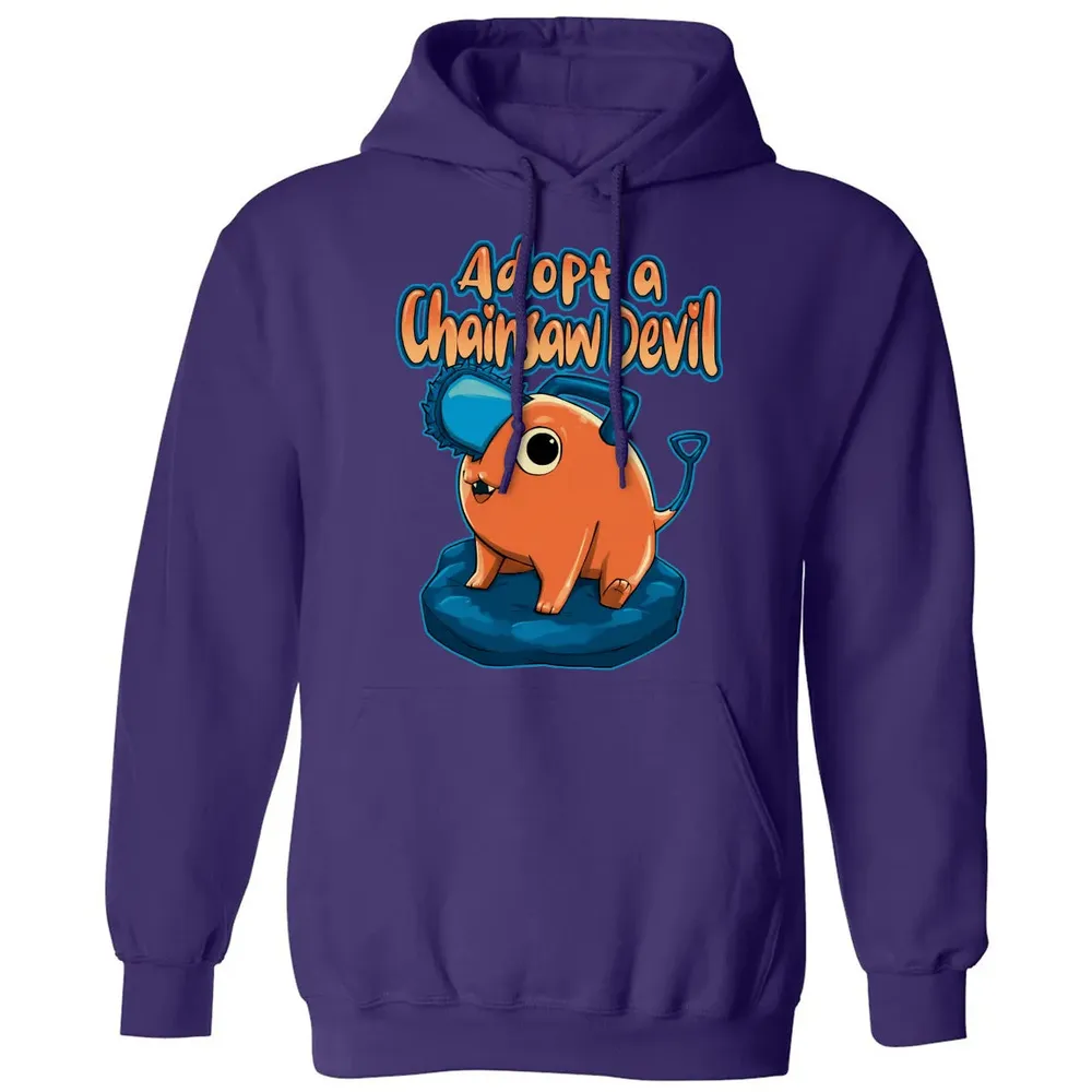 Adopt A Chainsaw Devil Classic Unisex Hoodie - 6