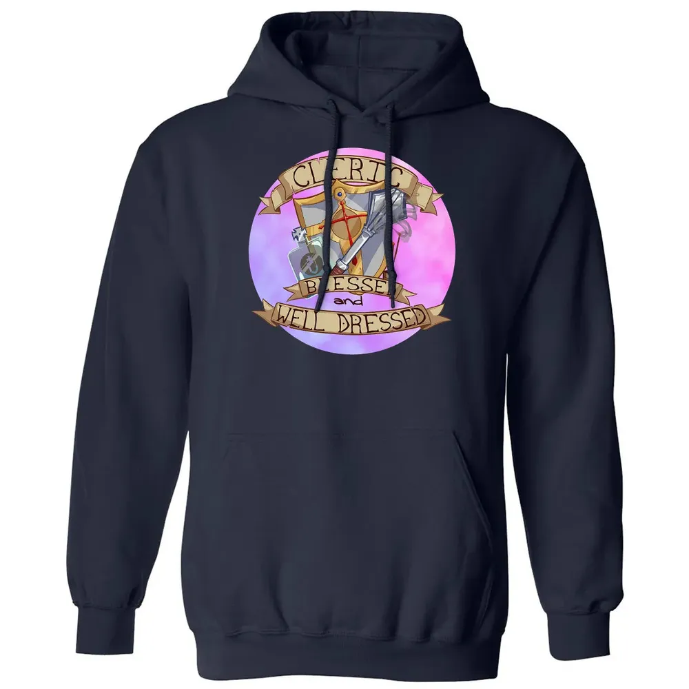 Cleric   Blessed and Well Dressed Classic Unisex Hoodie - 2