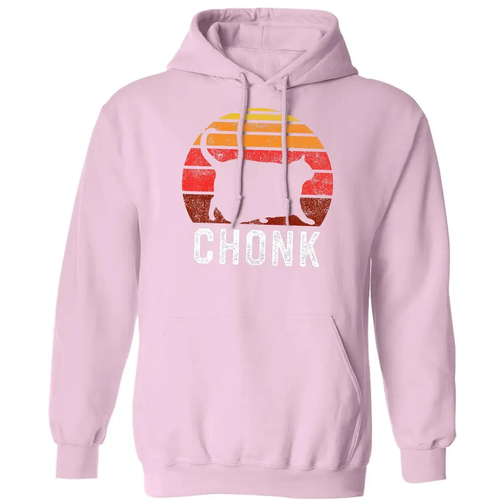 Funny Fat Cats Meme, Chonk Cat Classic Unisex Hoodie - 3
