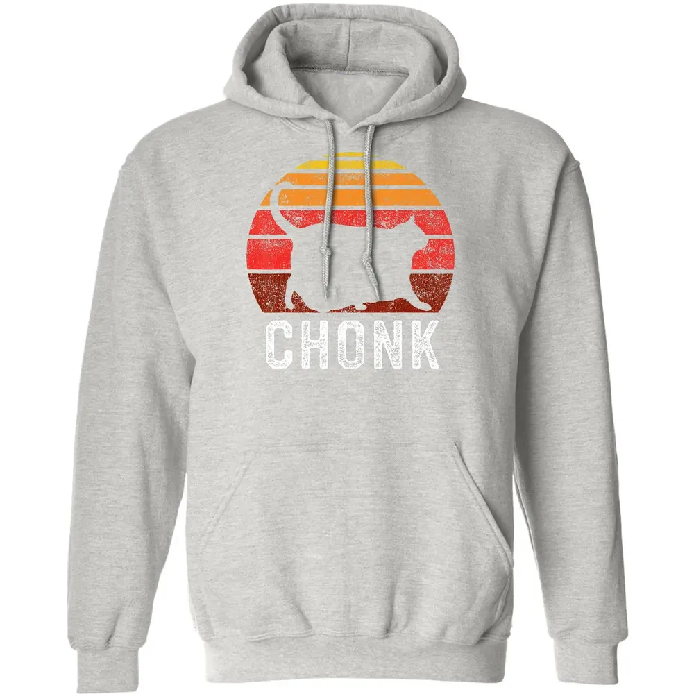 Funny Fat Cats Meme, Chonk Cat Classic Unisex Hoodie - 8