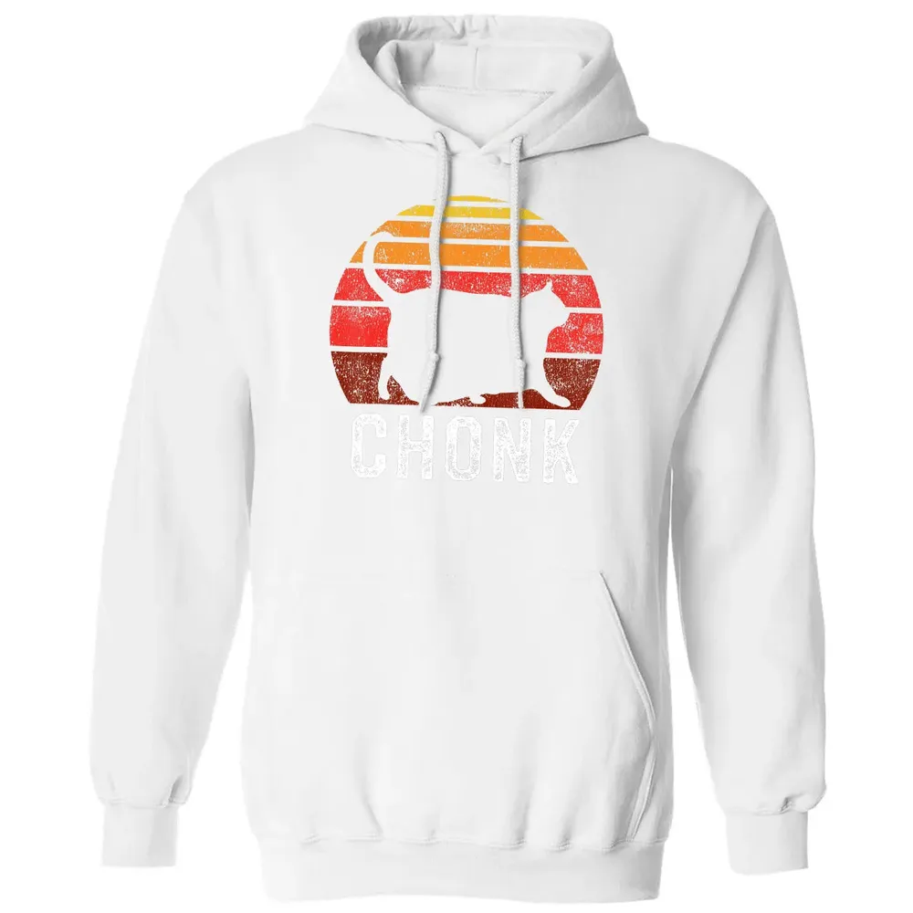 Funny Fat Cats Meme, Chonk Cat Classic Unisex Hoodie - 11